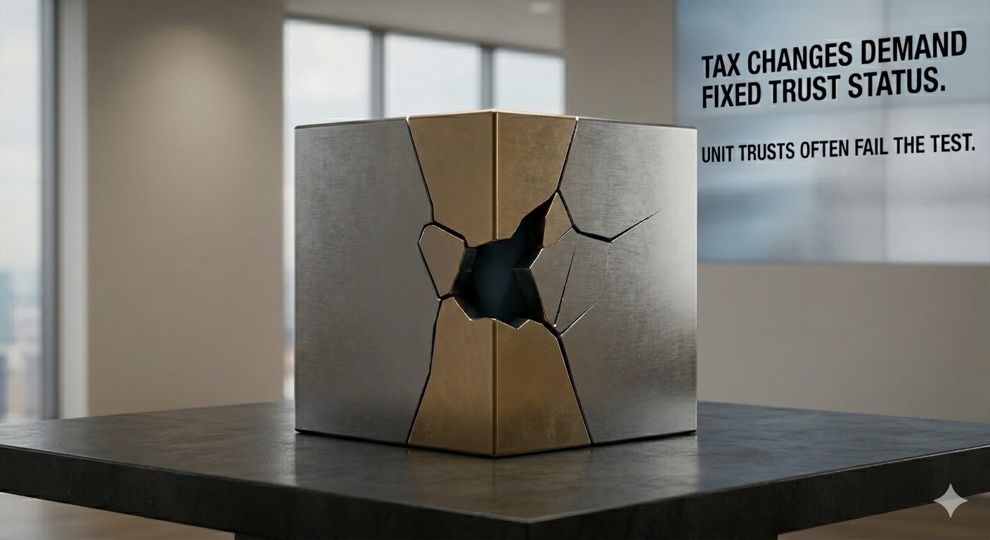 Tax changes demand fixed trust status — unit trusts often fail the test
